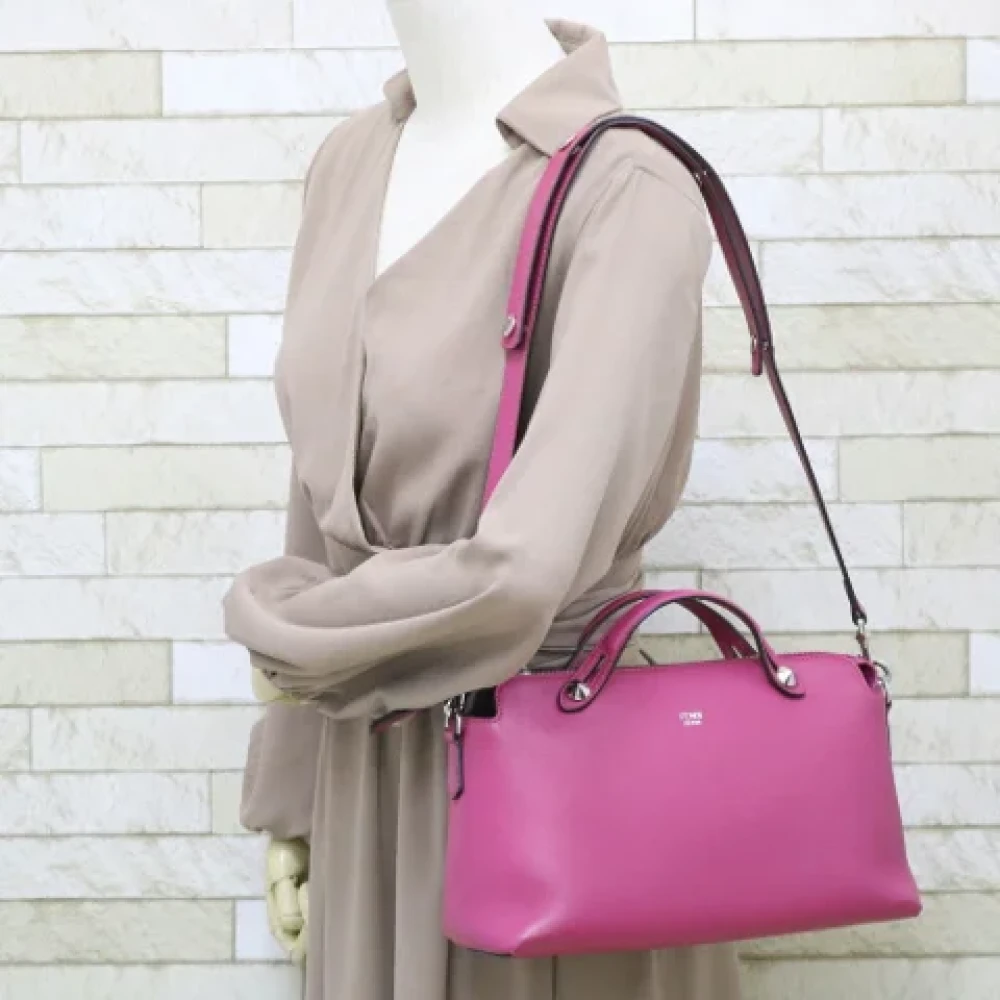Fendi Vintage Pre-owned Leather handbags Pink Dames