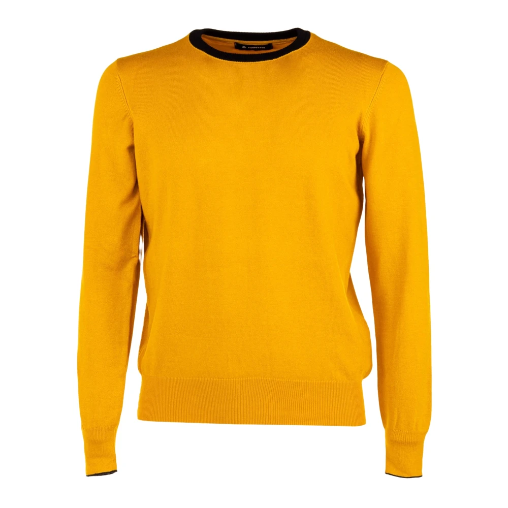 Invicta Gele Crew Neck Trui Heren Yellow Heren