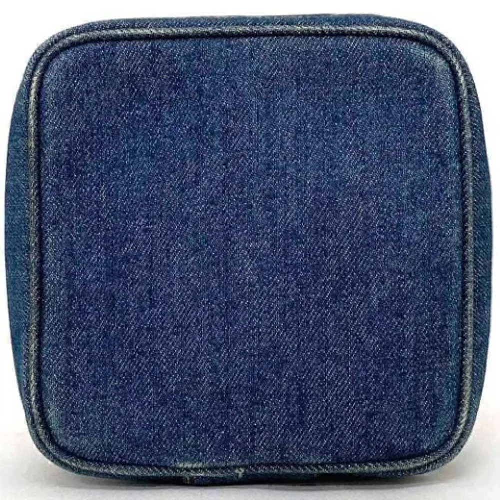 Chanel Vintage Pre-owned Denim chanel-bags Blue Dames