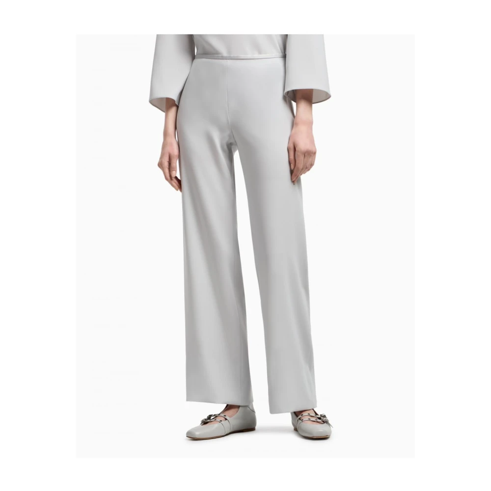 Emporio Armani Polyester Broek Gray Dames