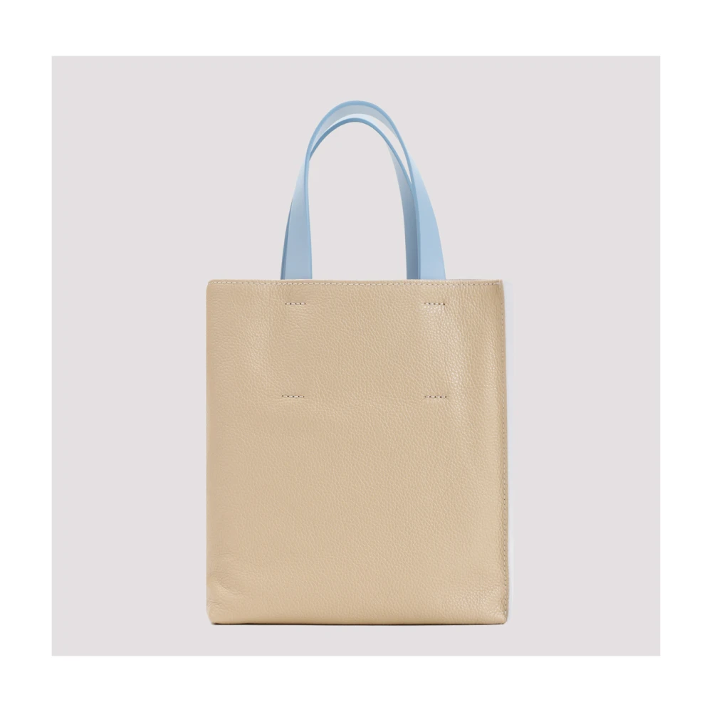 Marni Grijze Zachte Handtas Chic Logo Gray Dames