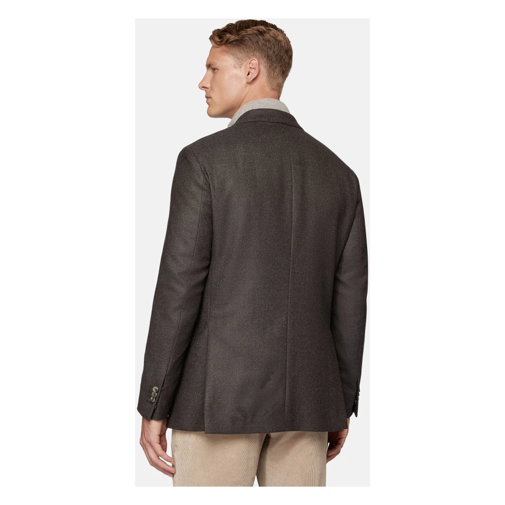 Boggi Milano Jas van zuivere wol Blue Heren