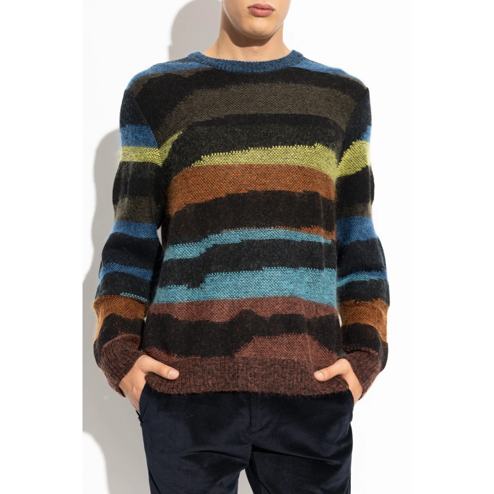 PS By Paul Smith Trui met gestreept patroon Multicolor Heren