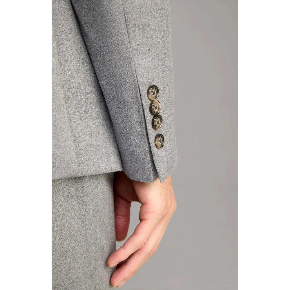 Joop! Grijze Wollen Blazer Elegant Stijlvol Mannen Gray Heren