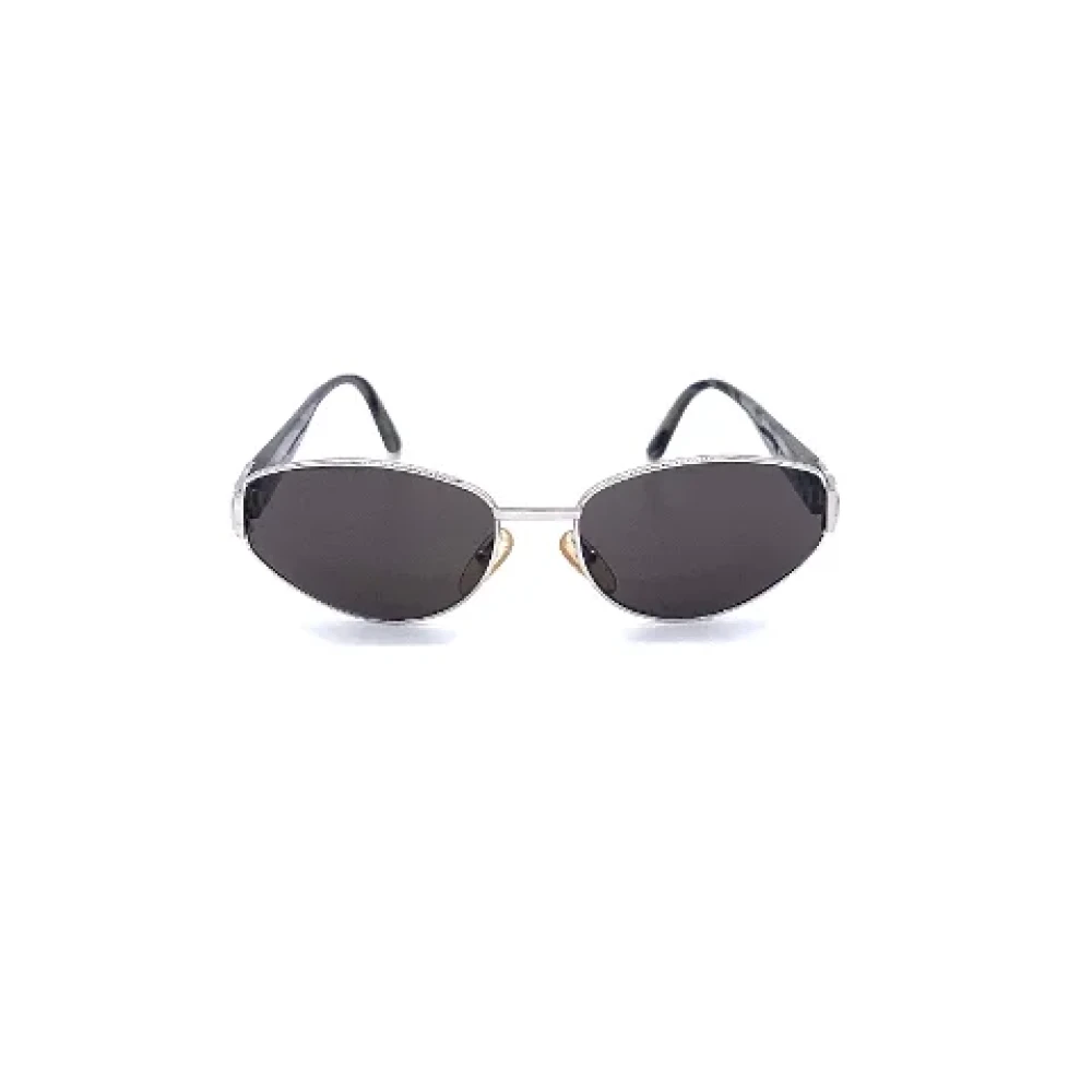 Dior Vintage Pre-owned Metal sunglasses Gray Dames
