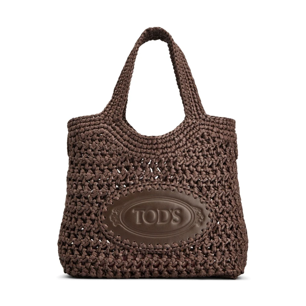 TOD'S Bruine Open Top Schoudertas Brown Dames
