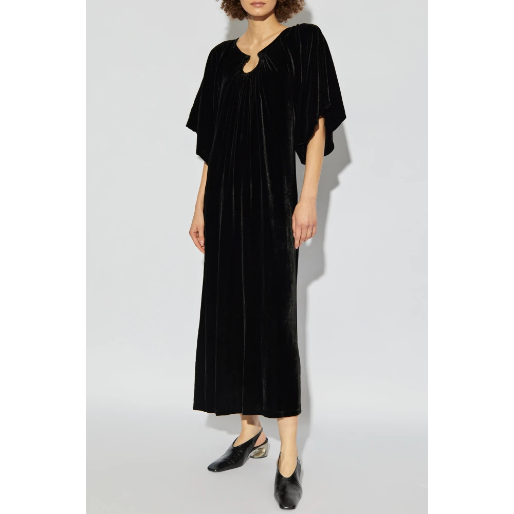 By Malene Birger Fluwelen jurk Rosae By Herenne Birger Black Dames