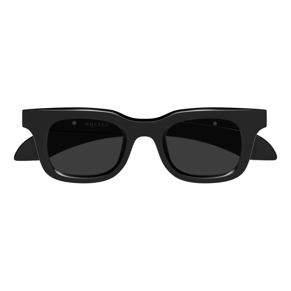 Alexander Mcqueen Unisex Black Sunglasses, 46 Mm, Square Sunglasses