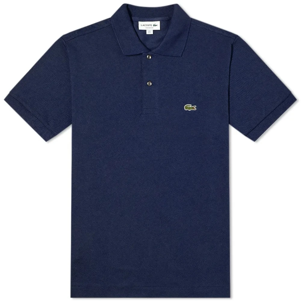 Lacoste Klassieke Navy Blue Polo Shirt Blue Heren