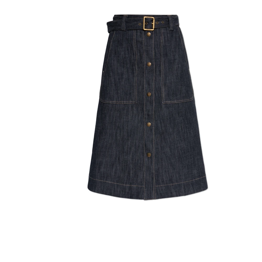 Moncler , Damen, Röcke, Blau, Xs 