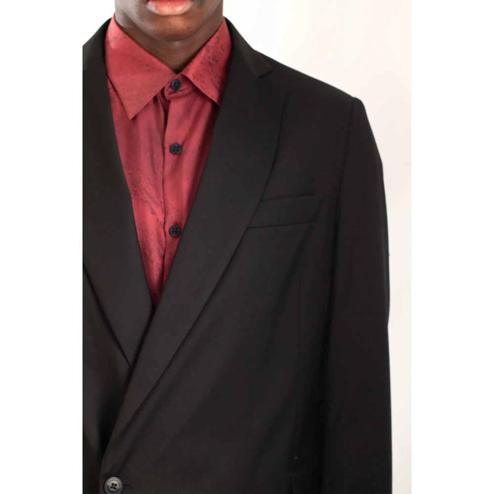 Costumein Double-Breasted Blazer in 3999 Black Heren