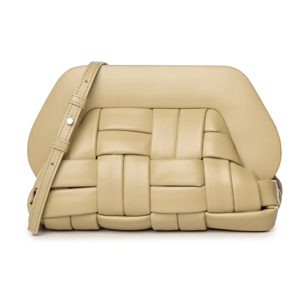 THEMOIRè Groene Schoudertas met Magnetische Sluiting Beige Dames