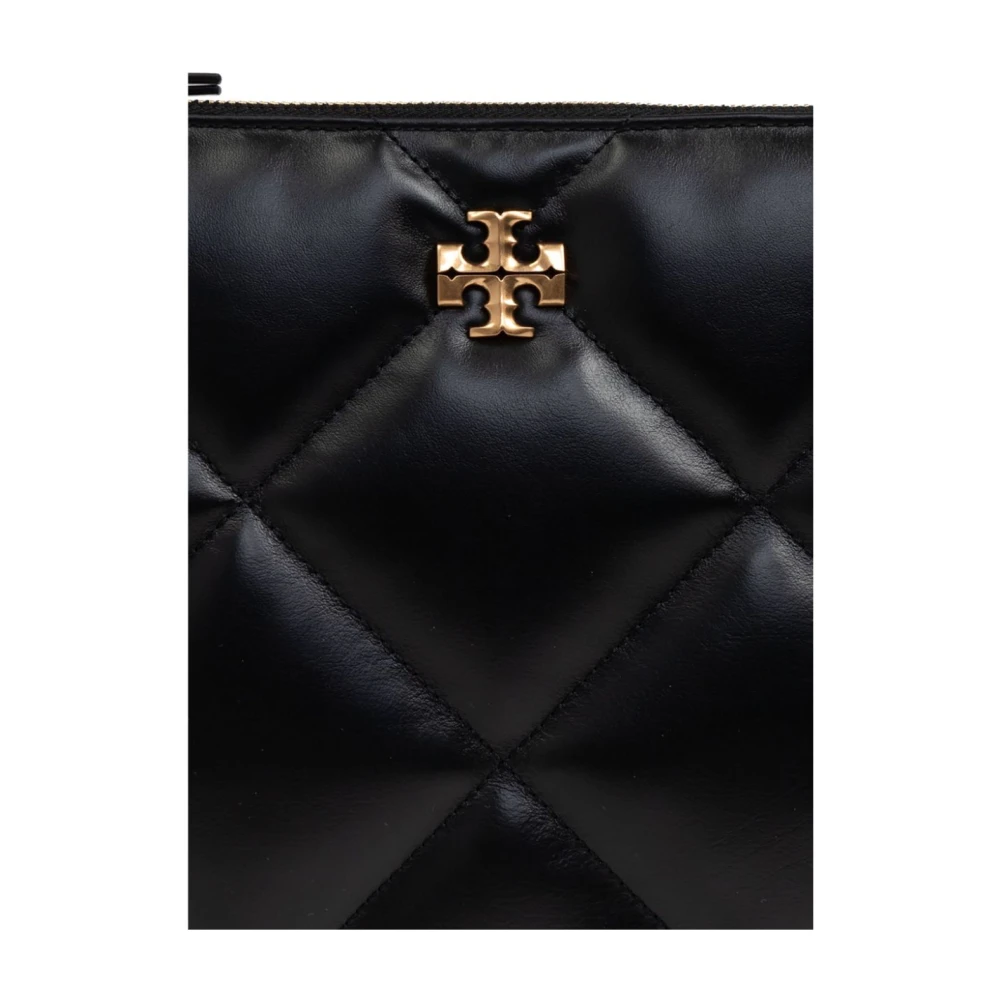 TORY BURCH Gewatteerde zwarte tassen met Double T Black Dames