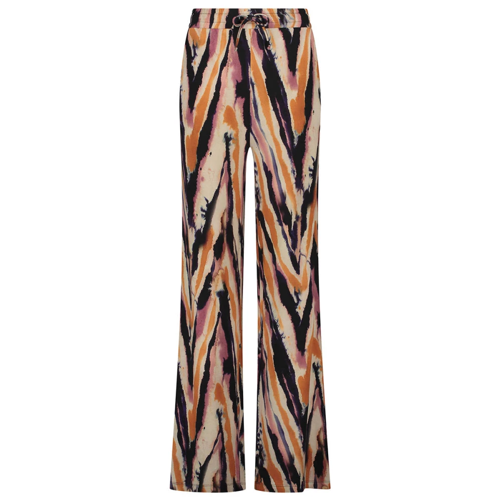 Tramontana Waterverf Jersey Broek Multicolor Dames