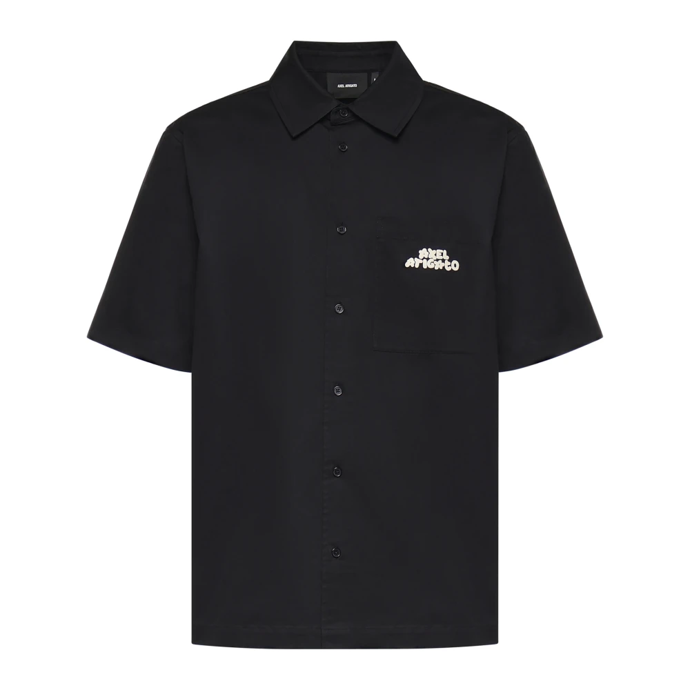 Axel Arigato Men's Black Drew Shirt, Short Sleeve Shirts, Xl, Shirts