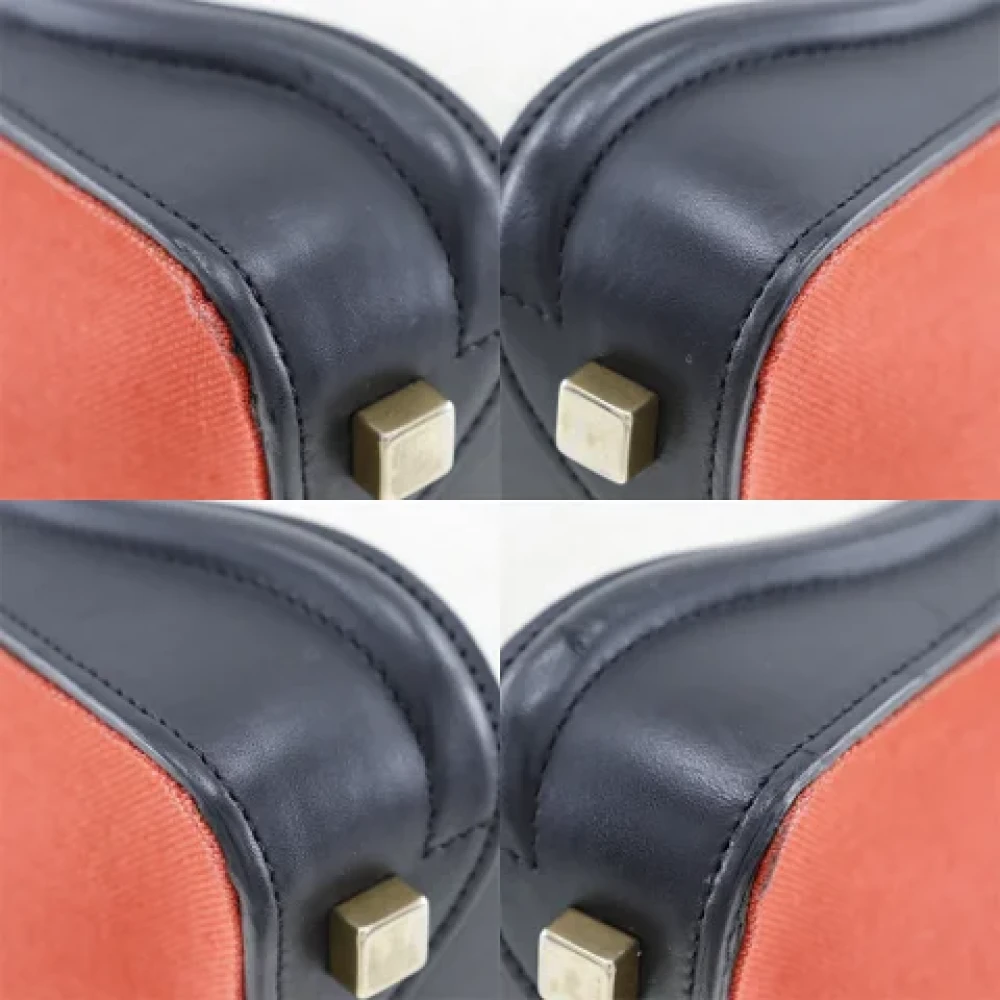 Celine Vintage Pre-owned Leather handbags Black Dames