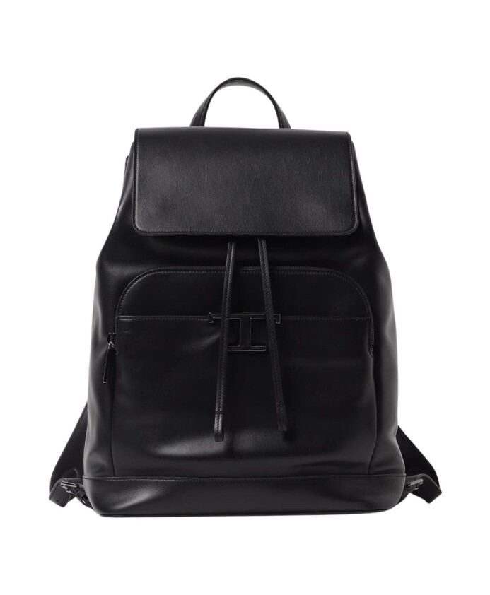 sac-a-dos-en-cuir-noir-a-cordon