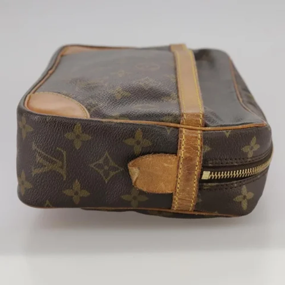 Louis Vuitton Vintage Pre-owned Canvas clutches Brown Dames
