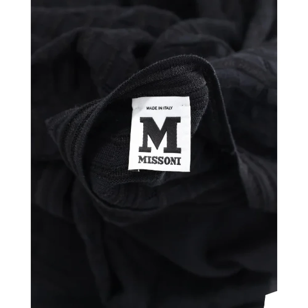 Missoni Pre-owned Cotton dresses Black Dames