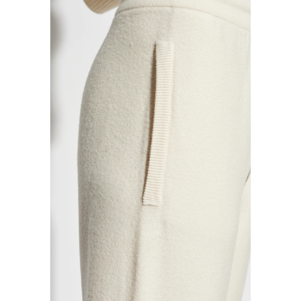 Versace Wollen broek Beige Dames