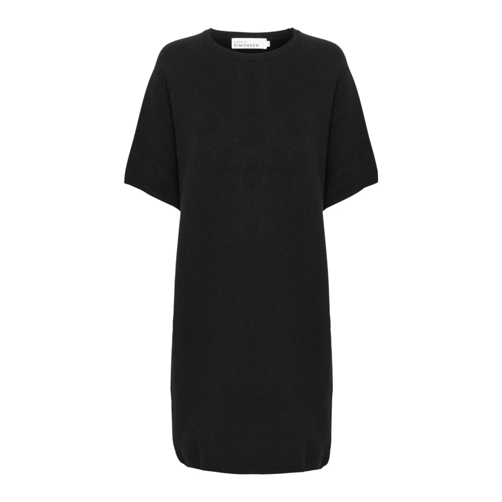 Karen by Simonsen Meteorite Gebreide Jurk Black Dames