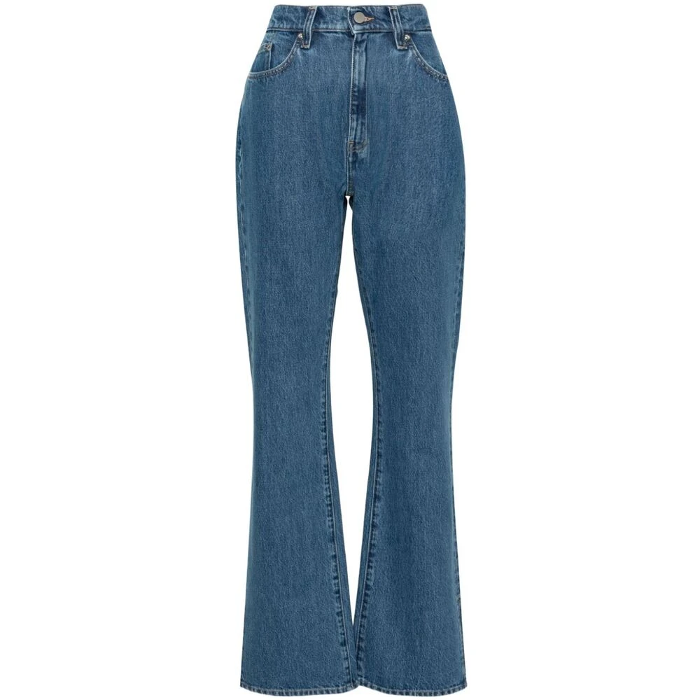 Axel Arigato Indigo Blauwe Flared Jeans Blue Dames