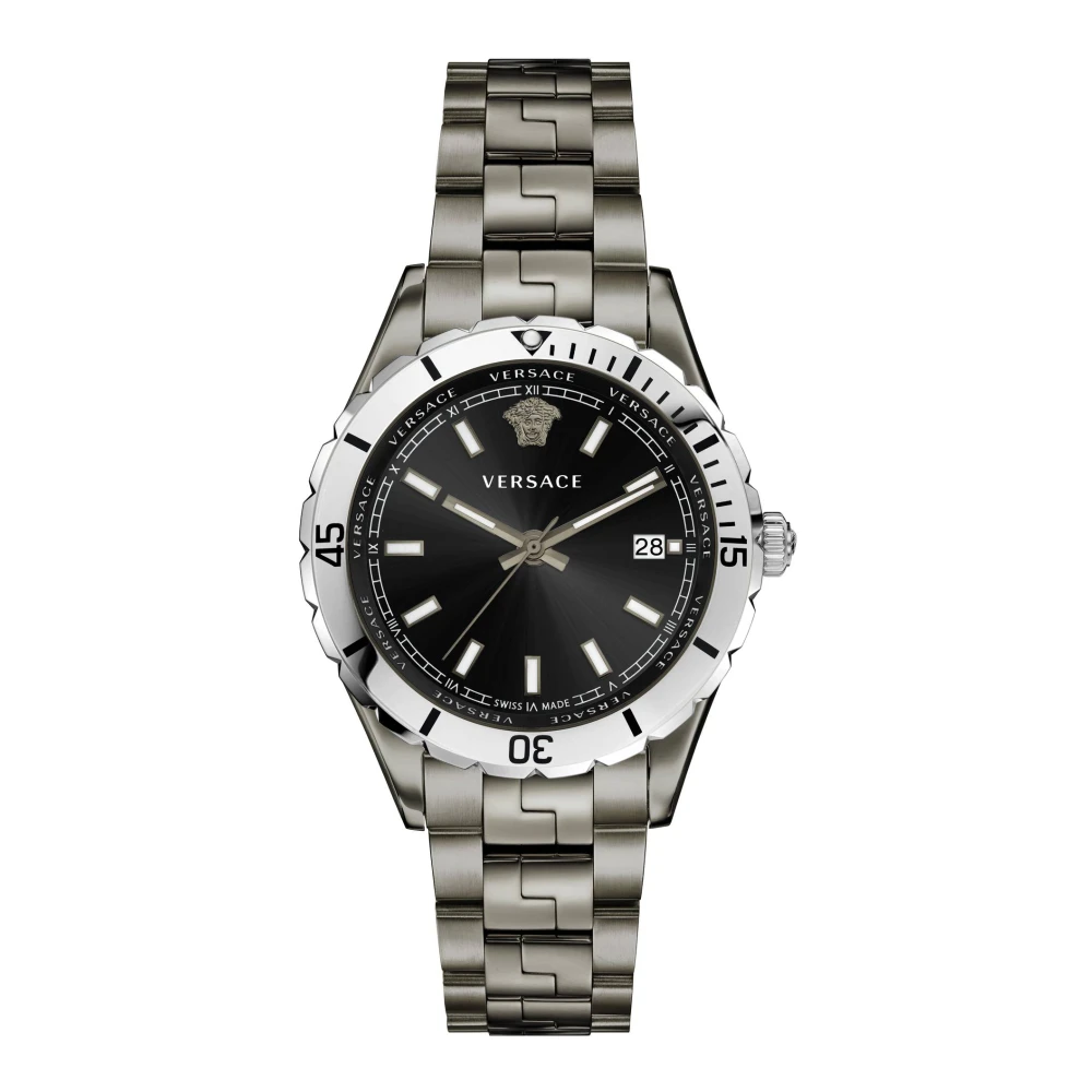 Versace Men's Gray Sophisticated Watch - Watches - One Size - Accessories