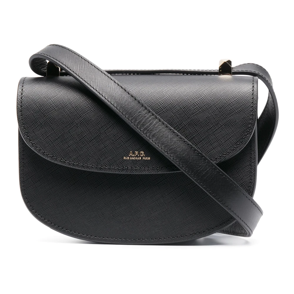 A.p.c. Mini Geneva Tas in Zwart Black Dames