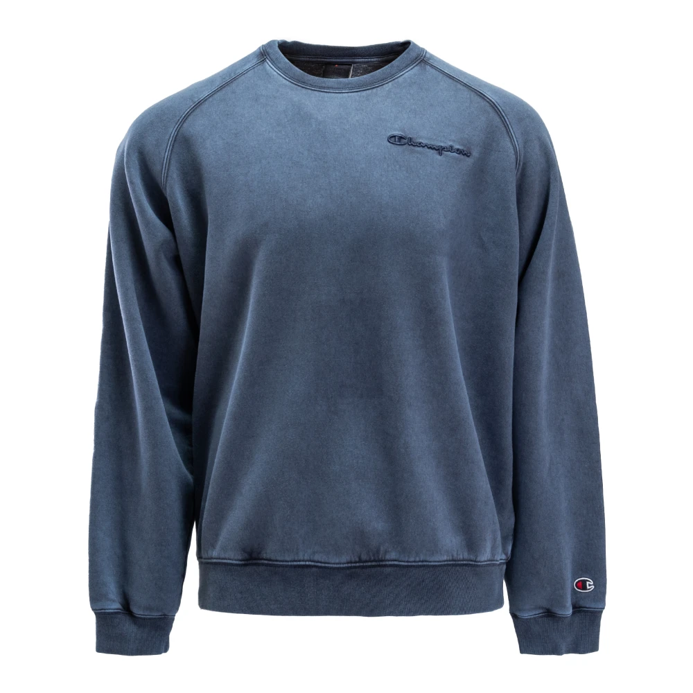 Champion Heren Sweatshirt Blauw 67% Katoen Blue Heren