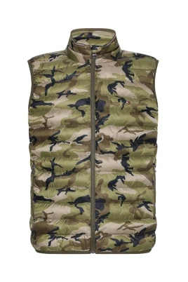 Packable Ärmlös Camouflage Puffer Vest