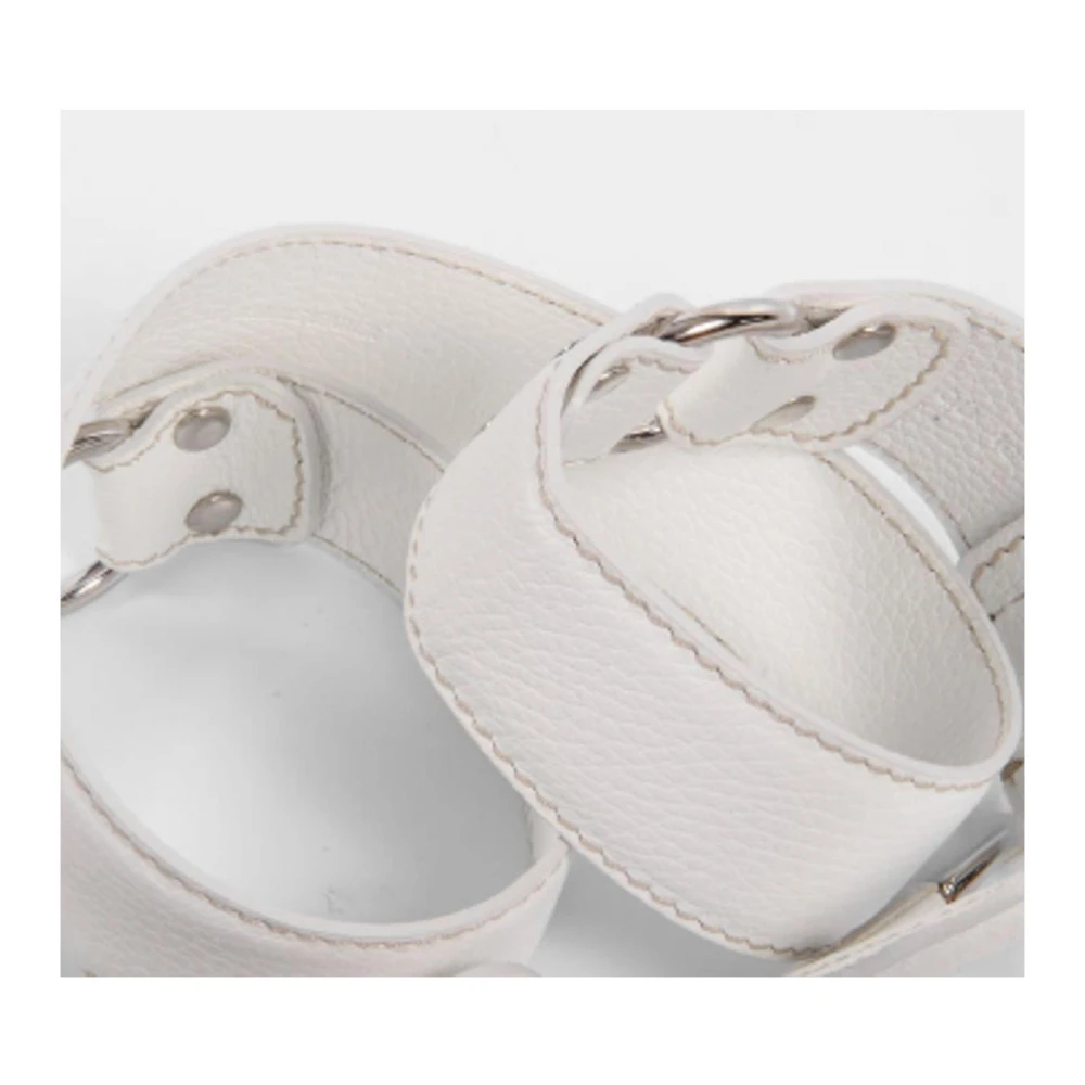 TOD'S Witte Leren Riem Mannen Vrouwen Stijl White Dames