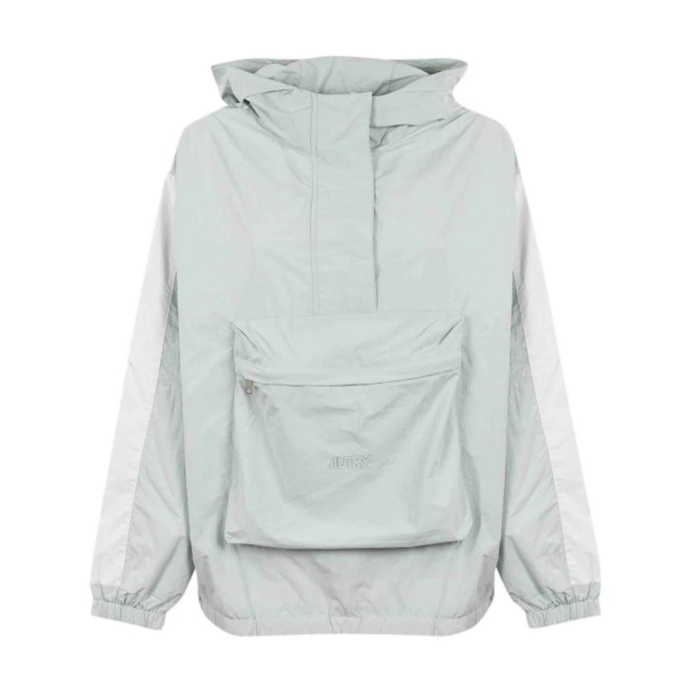 Autry Women's Blue Windbreaker Jacket - Light Jackets - L - Jackets