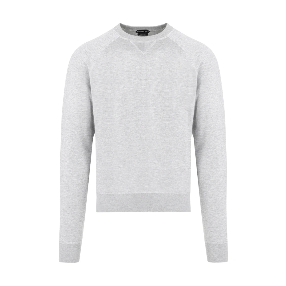 Lys Grå Crewneck Genser