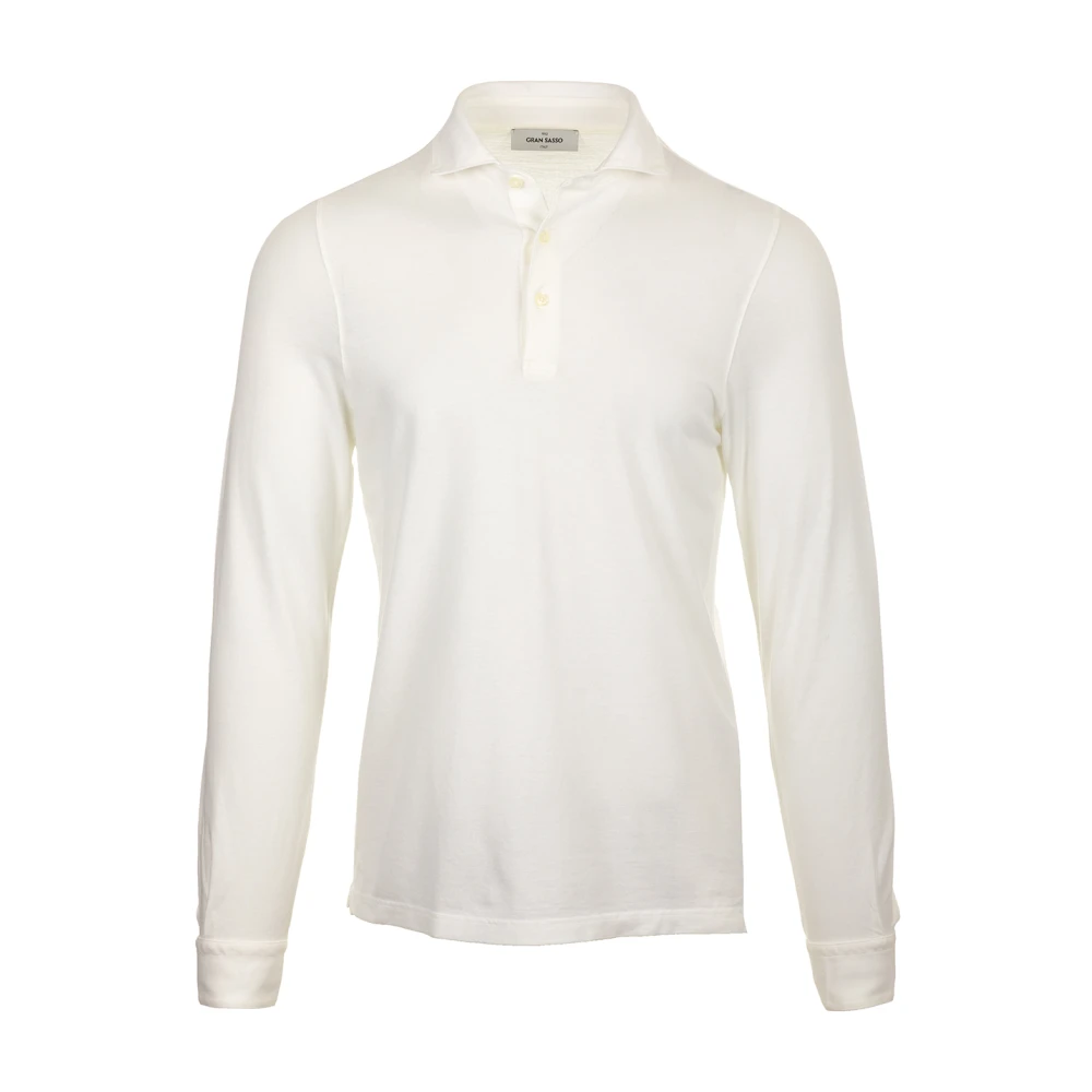 Gran Sasso Witte T-shirts en Polos White Heren