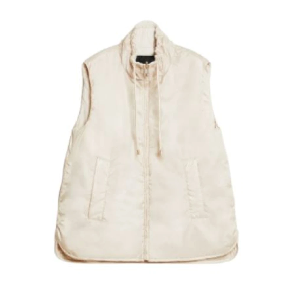 Max Mara Weekend Omkeerbaar Beige Vest Luxepad Technologie Beige Dames