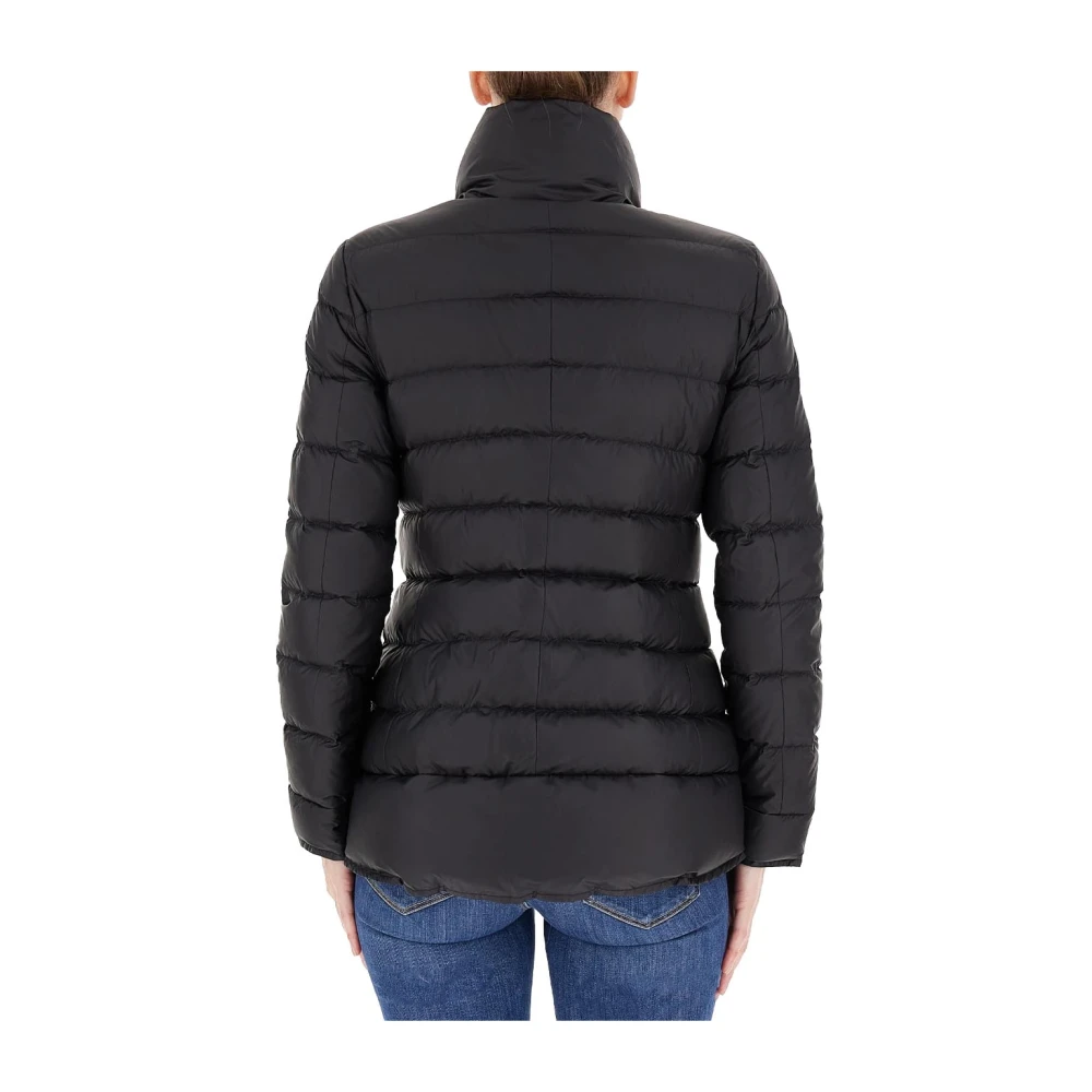 Peuterey Gewatteerde Polyester Parka Jas Black Dames