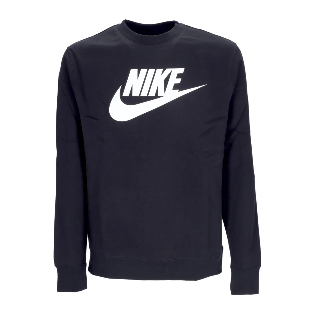 Nike Sportswear Club Graphic Crewneck Sweatshirt Black Heren
