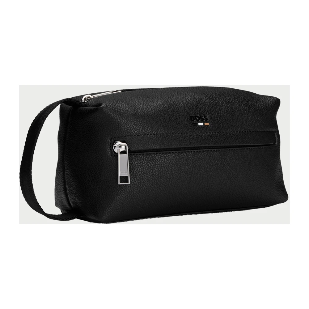 Hugo Boss Zwarte heren clutch tas Black Heren