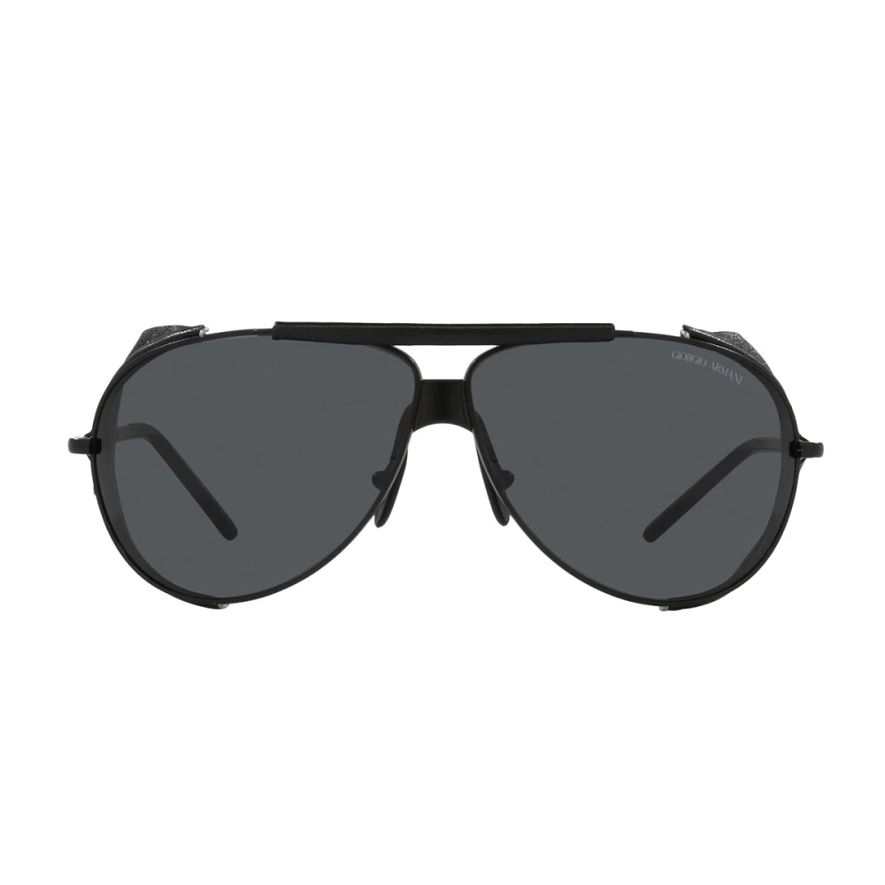 Giorgio Armani Sportieve Futuristische Zonnebril Ar6139Q 300187 Black Unisex