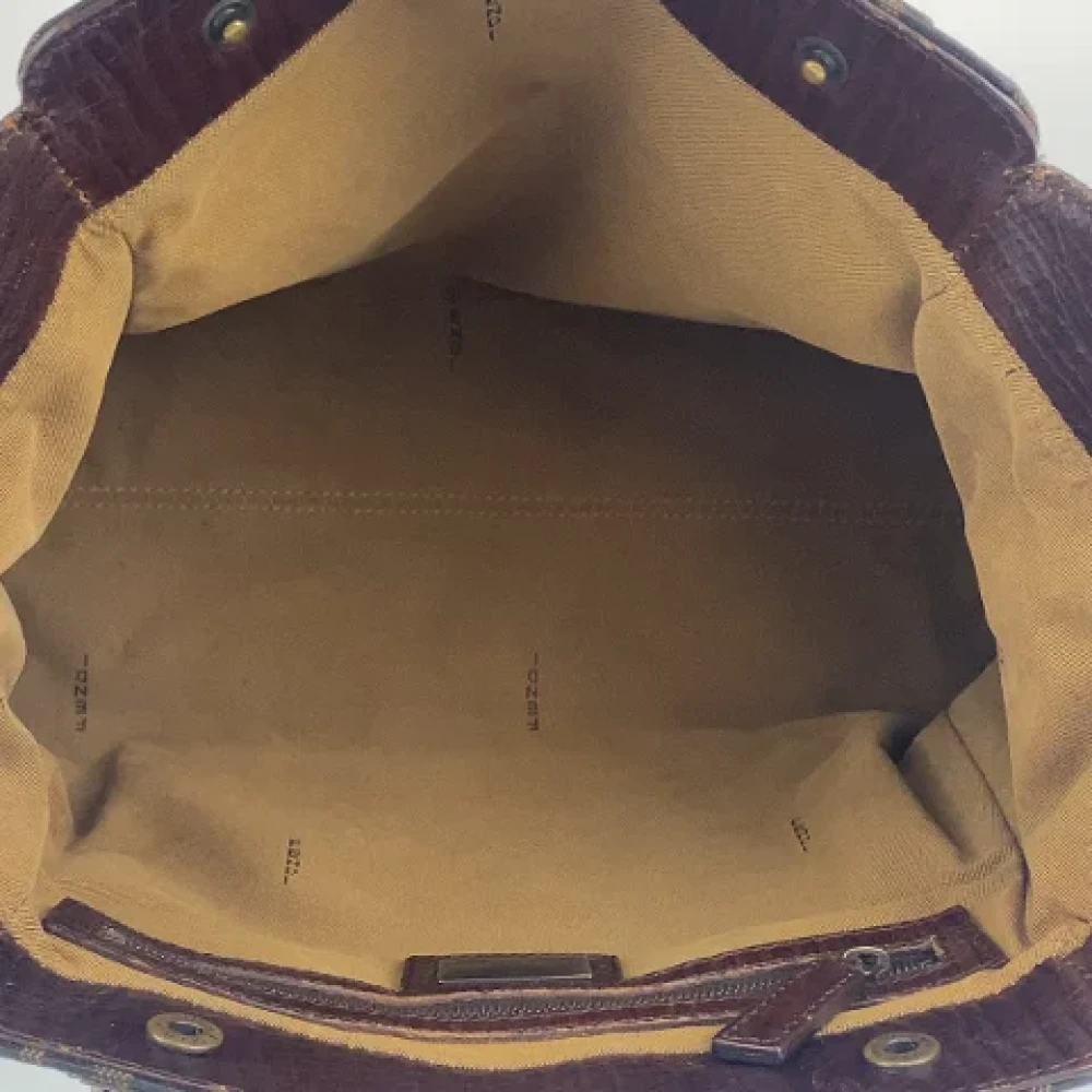 Fendi Vintage Pre-owned Canvas fendi-bags Brown Dames