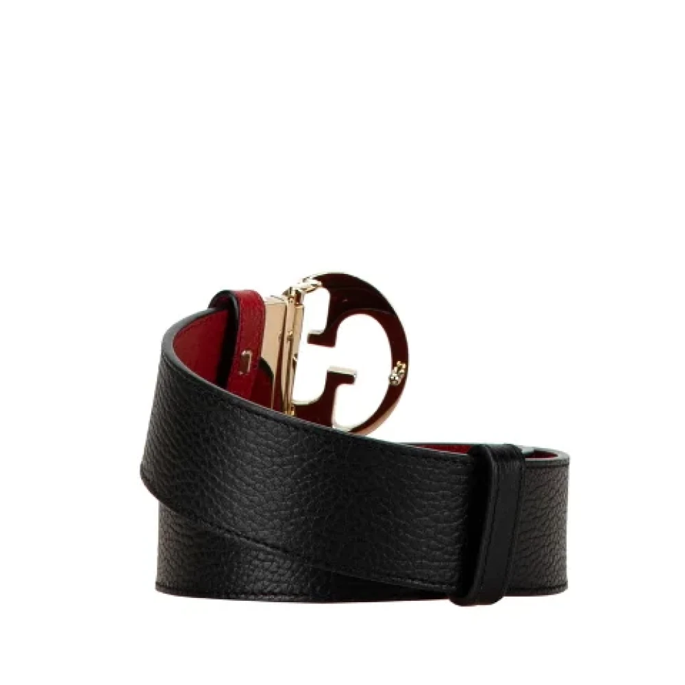 Gucci Vintage Pre-owned Leather belts Black Dames