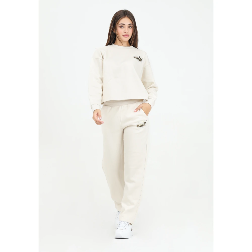 Puma Sportieve Beige Damesbroek White Dames