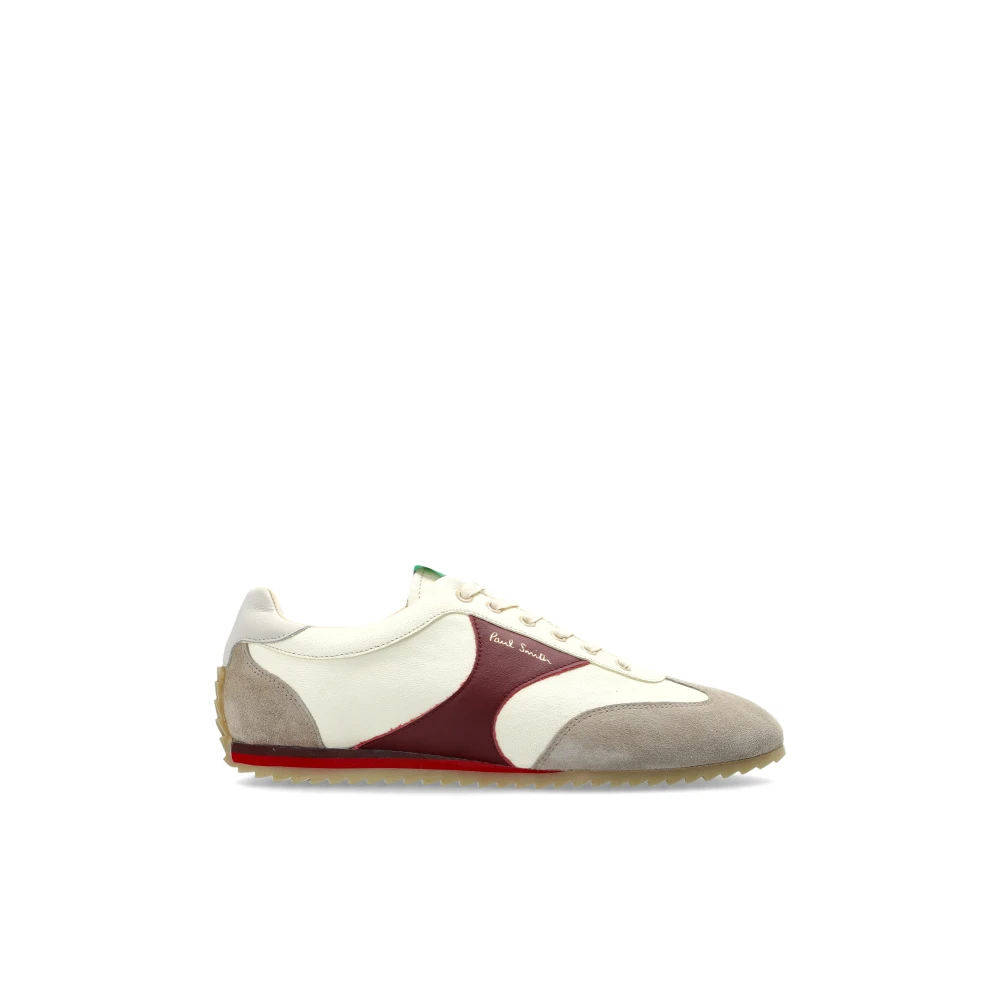 Paul Smith Sneakers met logo Heren Schoenen Beige