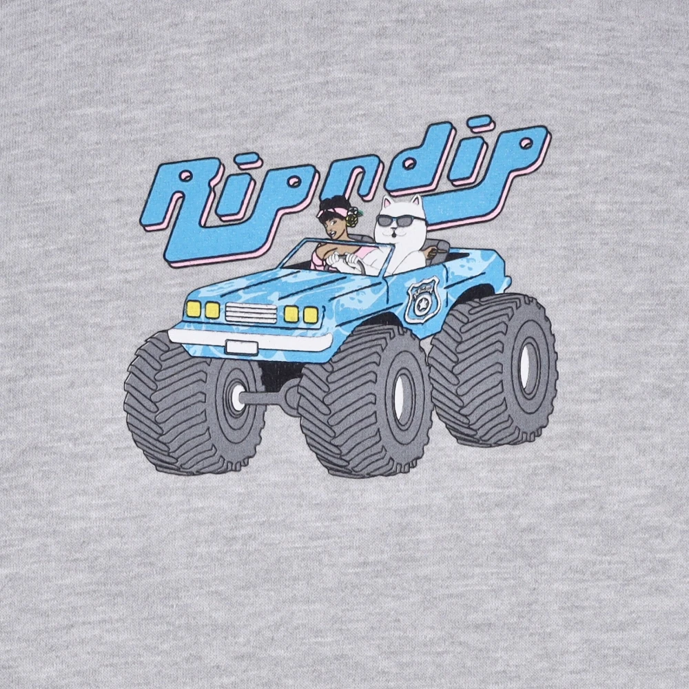 Ripndip Cruiser Hoodie Ash Heather Heren Hoodie Gray Heren