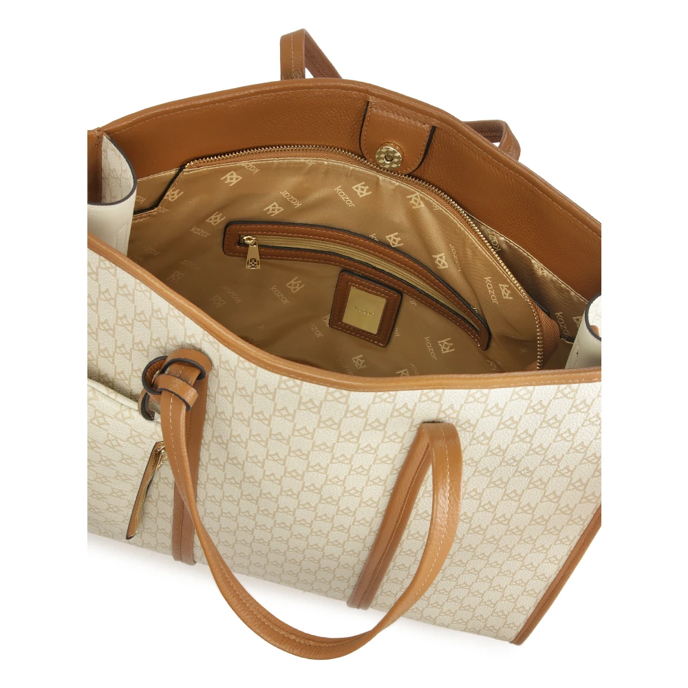 Kazar Dubbelzijdige tote tas Brown Dames