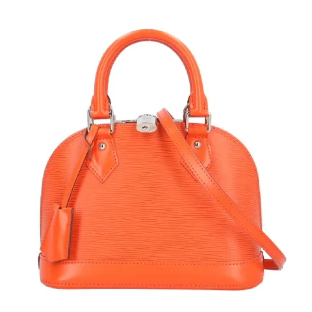 Louis Vuitton Vintage Pre-owned Leather louis-vuitton-bags Orange Dames