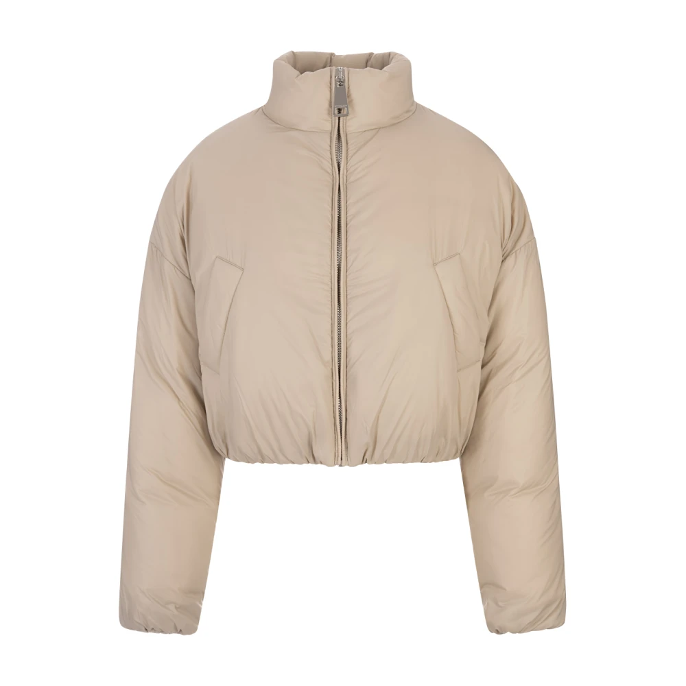 Khrisjoy Puff Joy Cropped Down Jacket Brown Dames