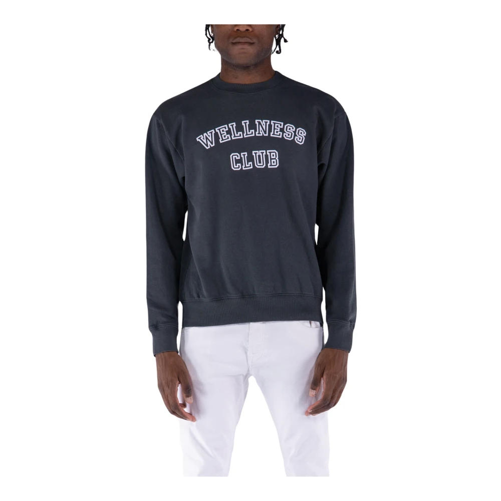 Sporty & Rich Wellness Club Sweatshirt Gray Heren