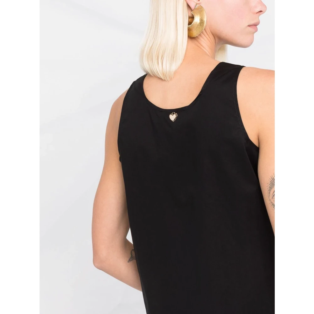 Twinset Zwarte Kant Top Black Dames