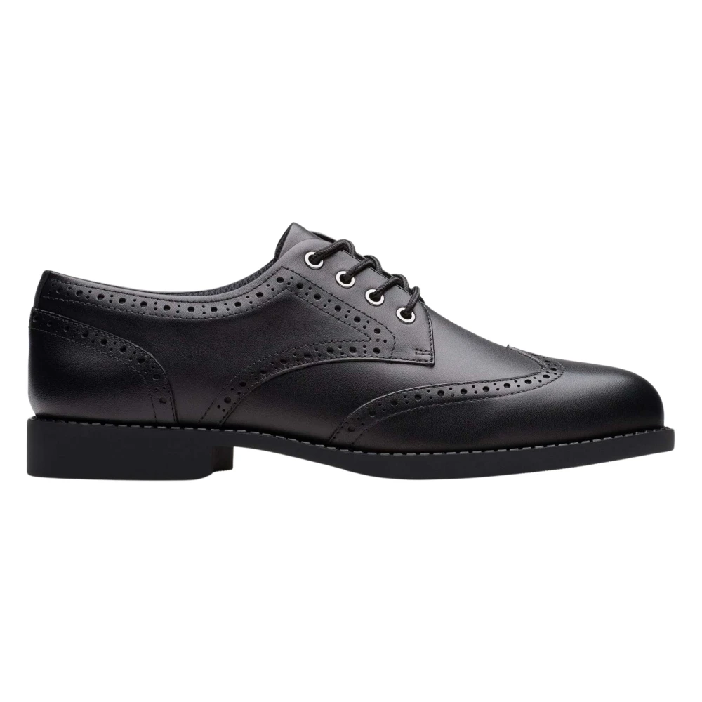 Clarks Men's Black Tapa Pure Youth Brogues